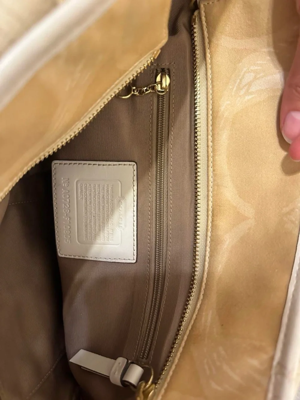 Coach Hampton Scribble Tote Bag